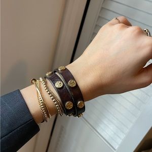 Tory Burch double wrap bracelet